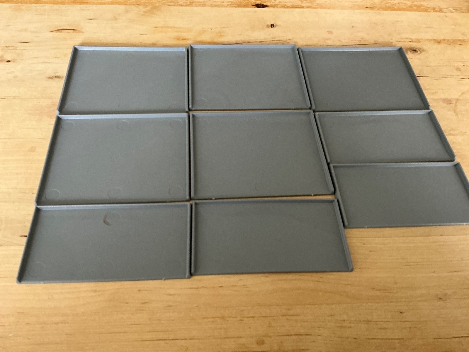 Warhammer movement trays ( 5 10by8 )( 4 10by5)