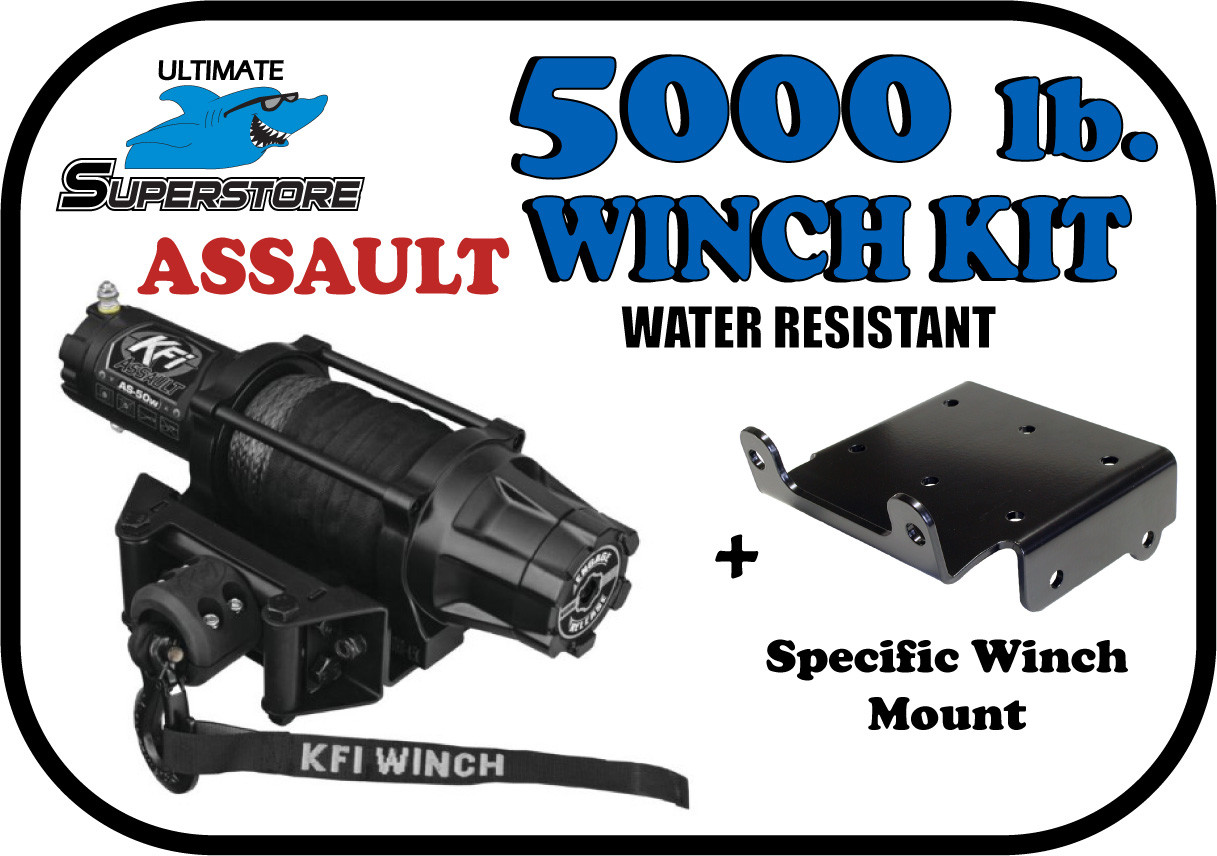 KFI 5000lb. ASSAULT Winch Mount Kit '97-'09 Polaris Scrambler 400 500 Sport 400