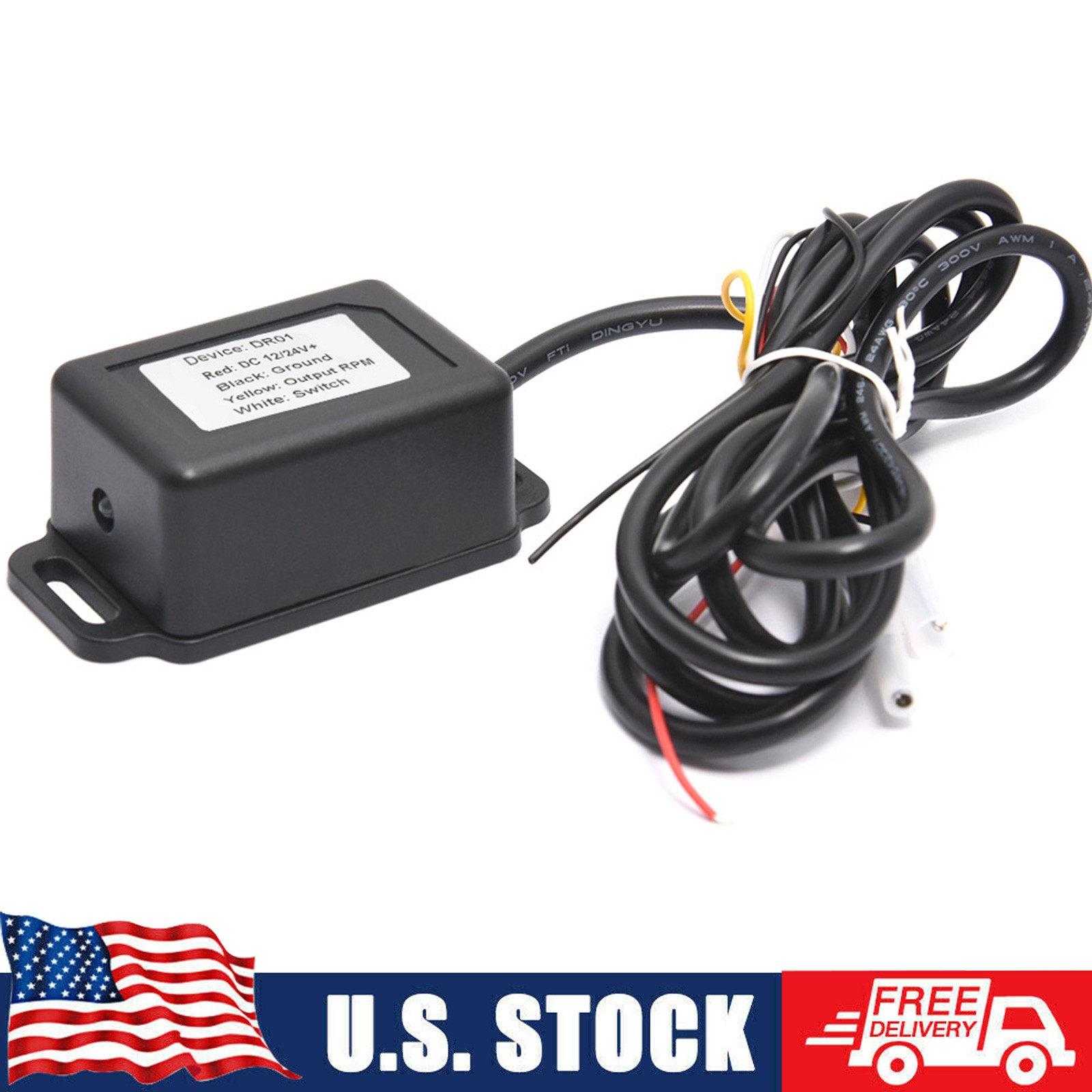 Diesel Engine RPM Tachometer Sensor Signal Tach Adapter For Truck Boat Yacht US