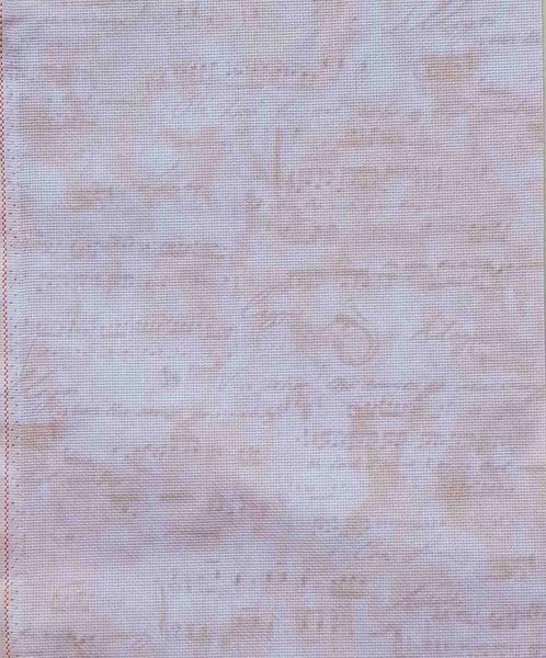 Dust of Time Designer Printed AIDA Fabric. Canvas for embroidery with an appl...