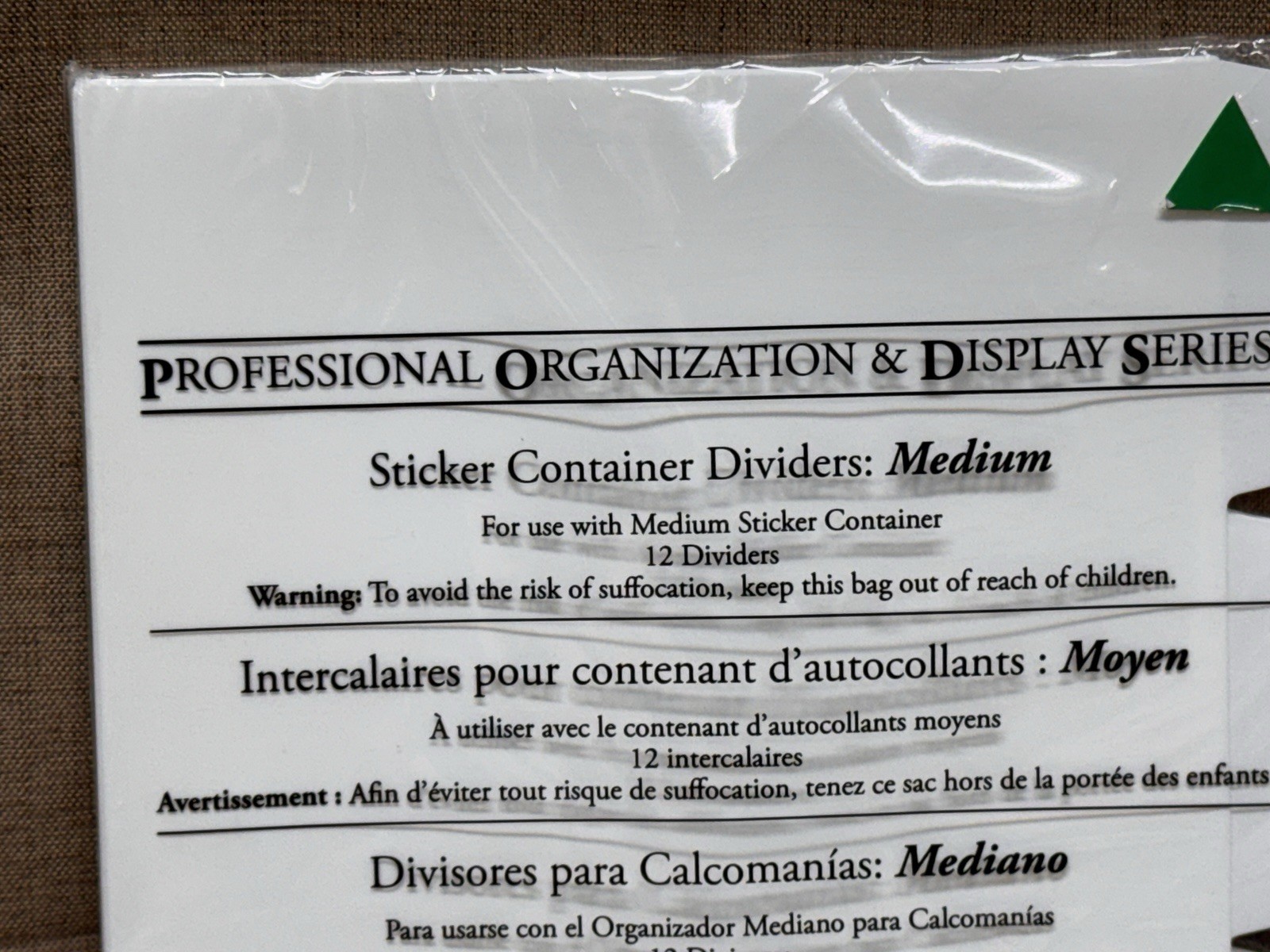 New Creative Memories Sticker Container Dividers - Medium