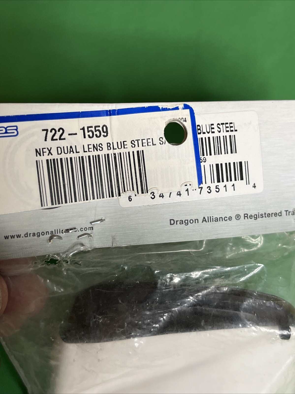 NOS, Dragon Alliance NFX Dual Lens Blue Steel, 722-1559, sealed