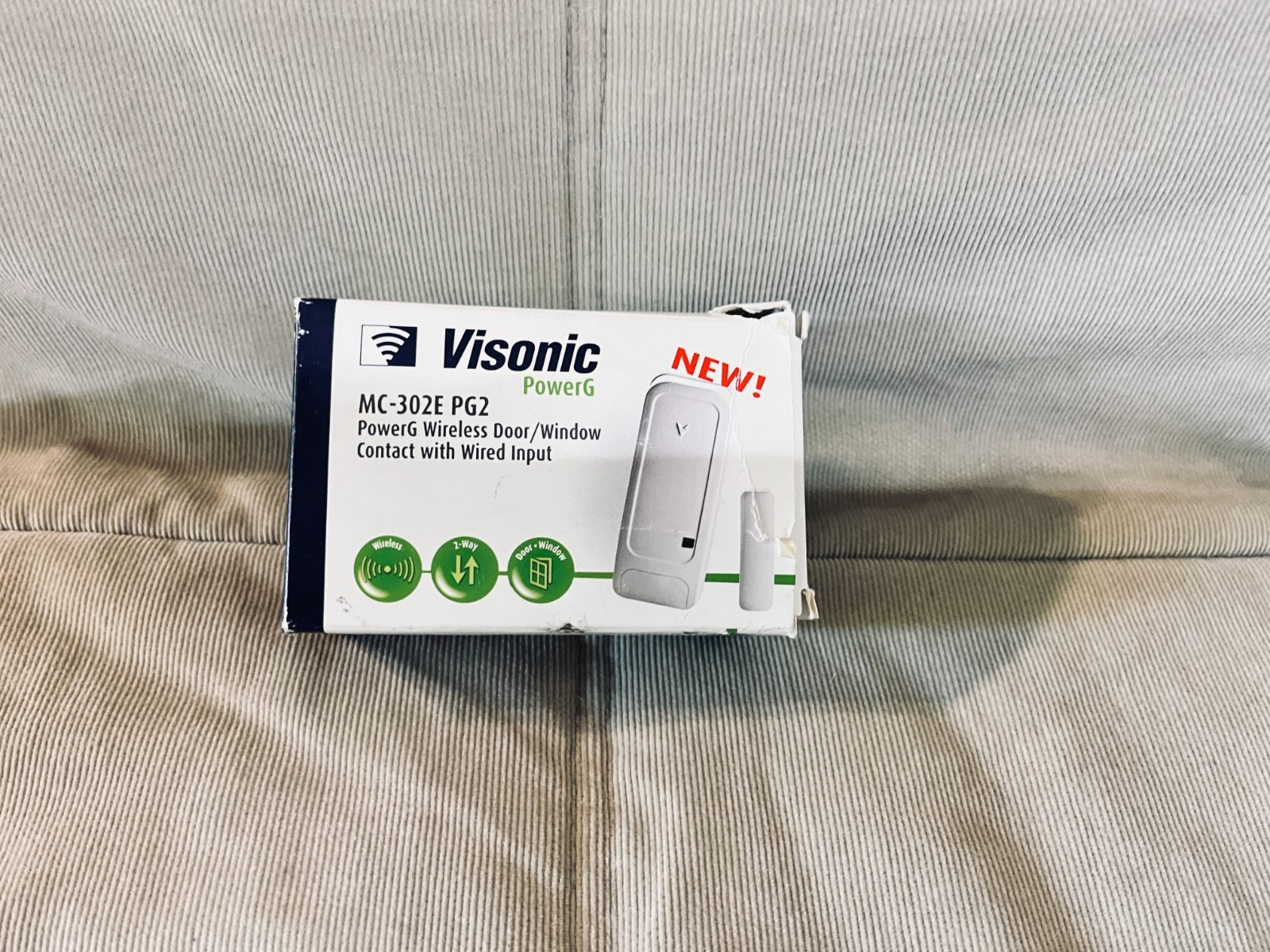NIB VISONIC powerG MC-302E PG2 Wireless Door/Window Contact with Wired Input @@