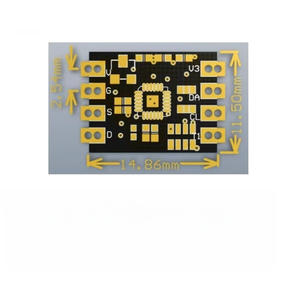 Precision 6-Direction IMU Module with Adjustable Gyro Accelerometer Ranges