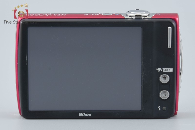 Nikon COOLPIX S230 Rose Red 10.0 MP Digital Camera