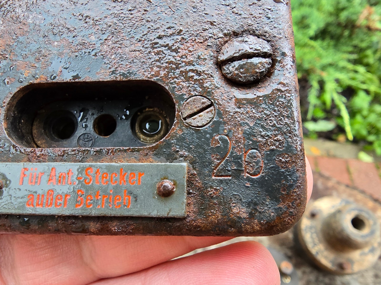 WW2 Accessories from the German bunker relic.