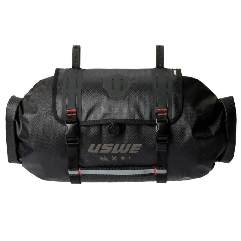 USWE Handlebar Roll-Top Bag with Holster - Secure Bike Storage