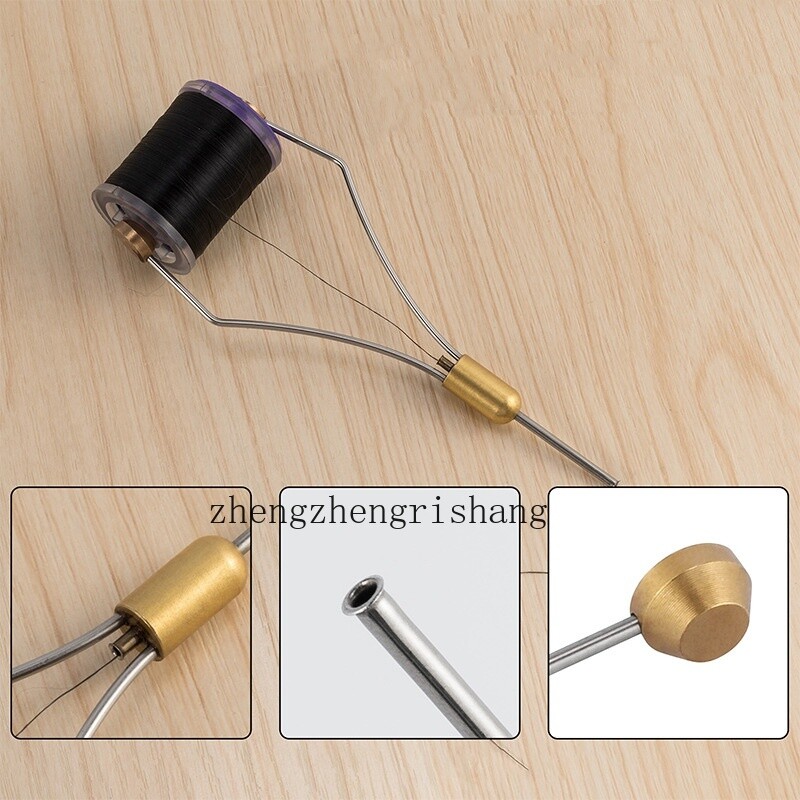 1 Pcs Fly Tying Bobbin Holder Brass Fly Fishing Flies Baits Hook Making Tools