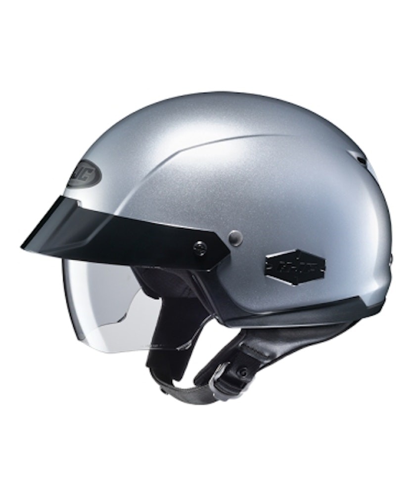 HJC IS-Cruiser Half Helmet Solid Colors LRG Silver