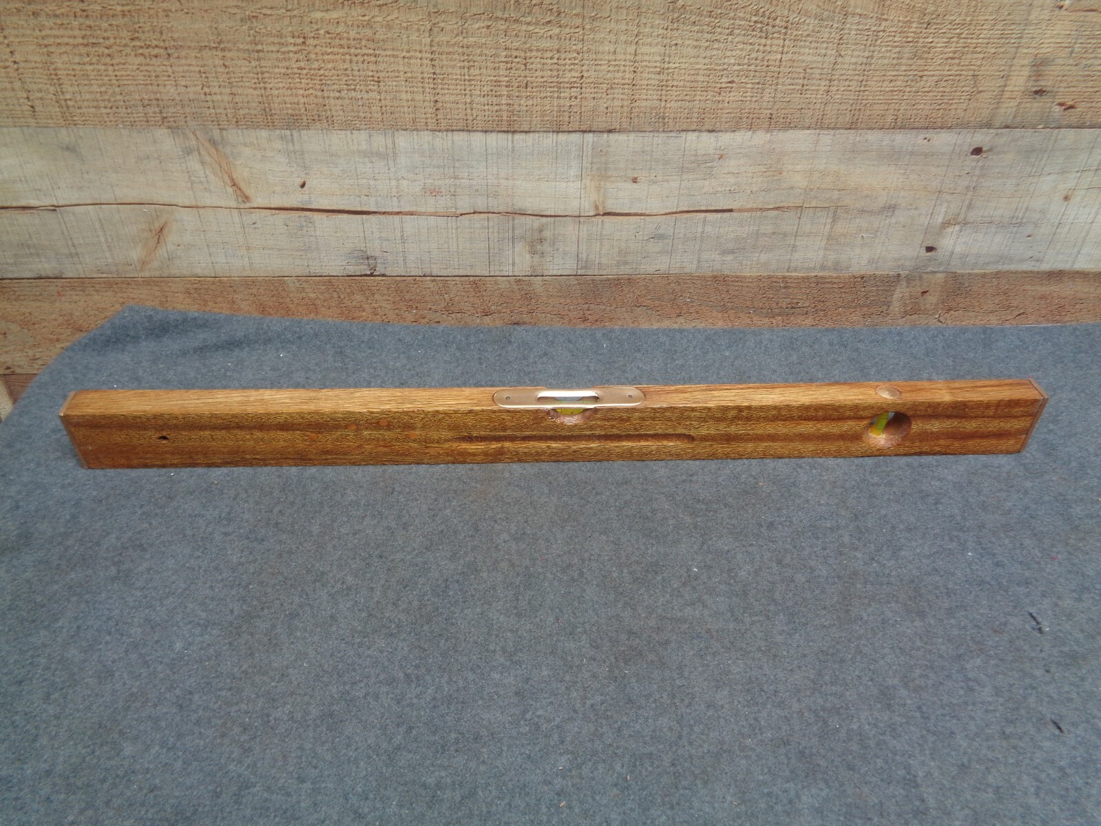 Wood & Brass Level 24" Long