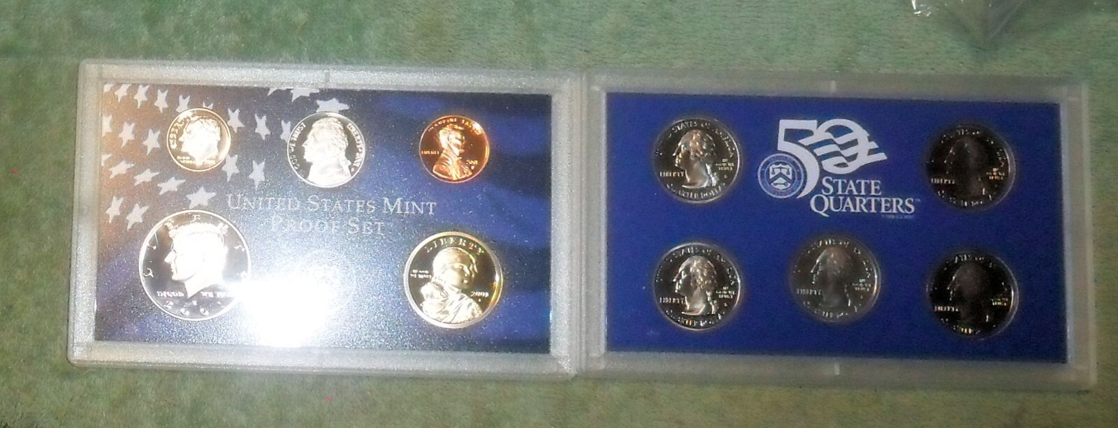 JB RFM 82161 United States Mint 2001 S Proof Set with State Quarters & COA.
