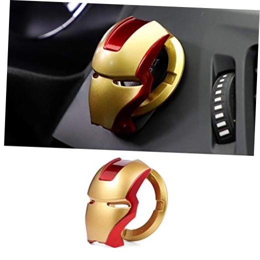 Car Engine Start Button Cover ABS Car Ignition Switch Decorative Cover, Mark3