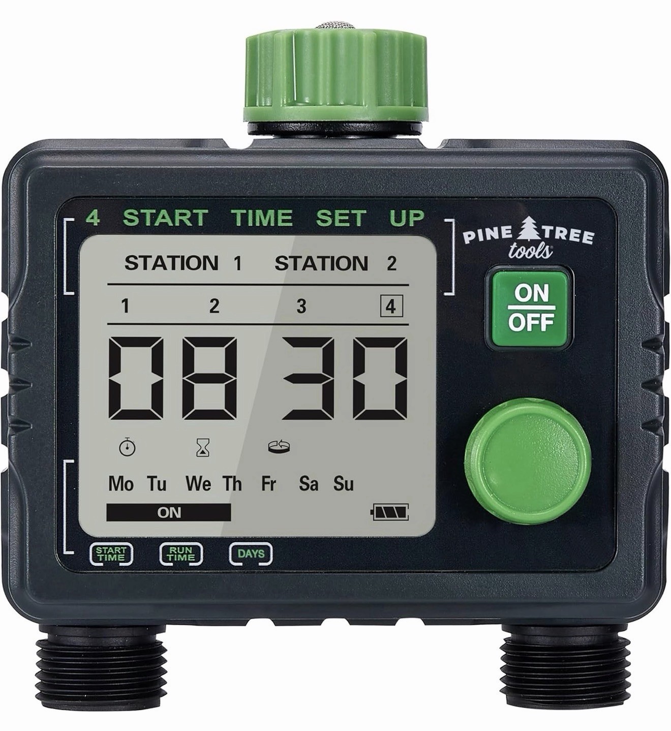 Pine Trees 2-Zone Hose Water Timer Programmable NEW (No Manual)