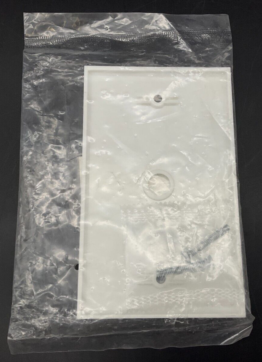 Steren Electronics White 1-Hole Wall Plate 200-254WH *NEW*