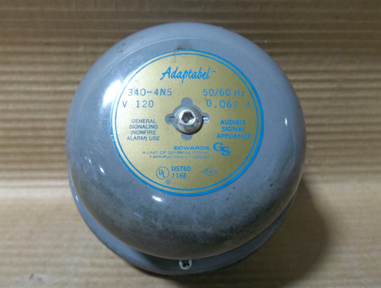 EST EDWARDS 340-4N5  | 50/60Hz 120V GENERAL NON-FIRE SIGNAL DEVICE USE |  3404N5