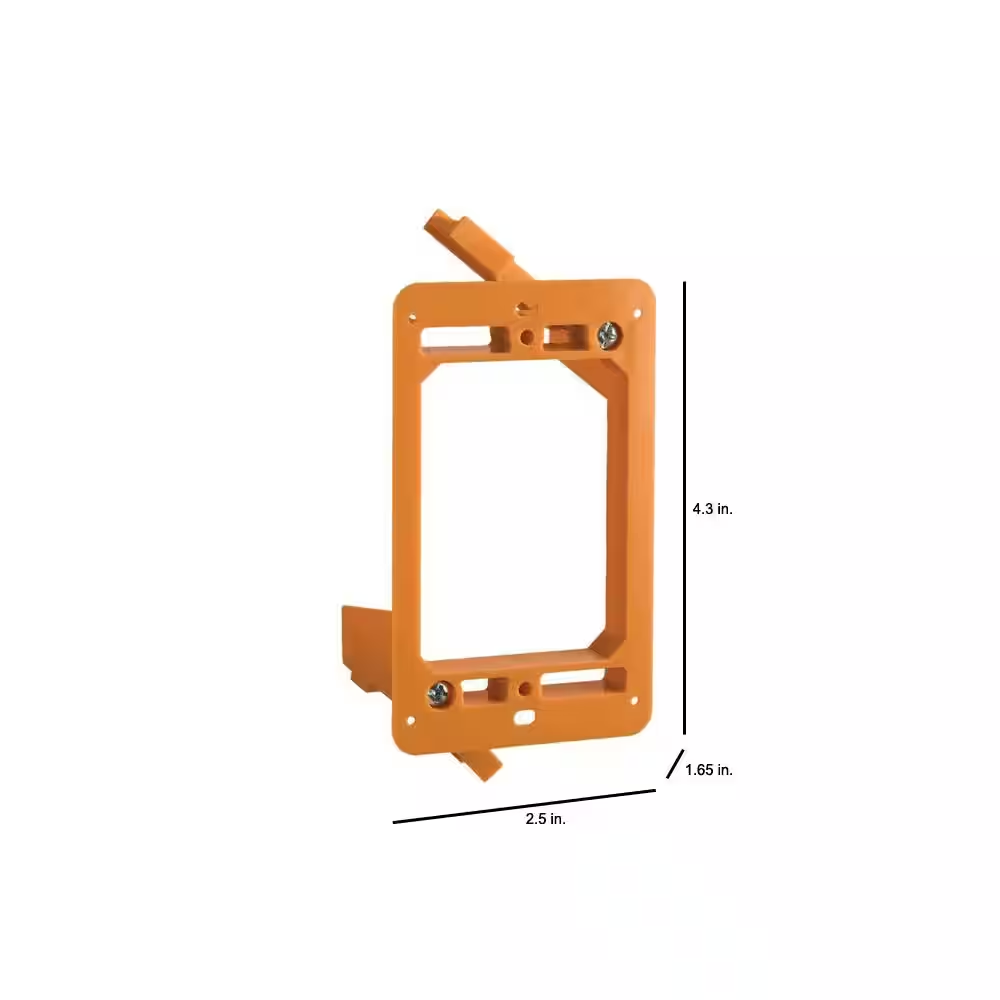 1-Gang Non-Metallic Low-Voltage Old Work Bracket