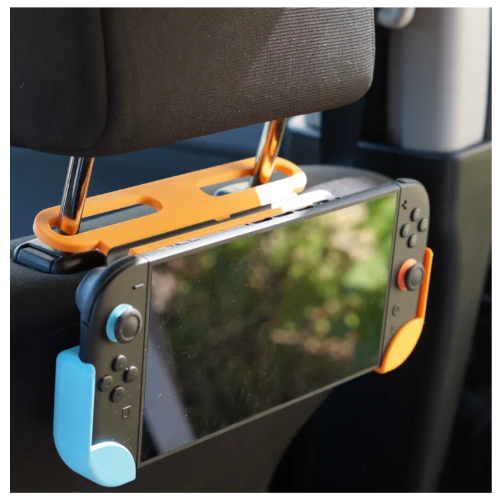 Car Headrest Mount Nintendo Switch 2 Backseat Holder Travel Stand Tablet Clip