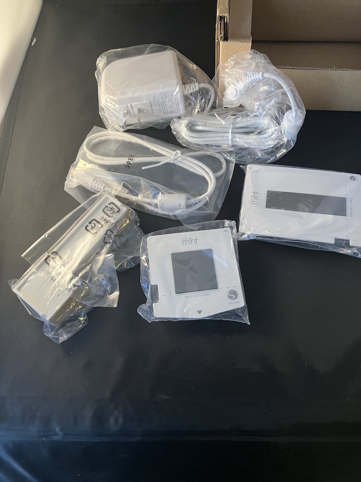 Silhouette Mint Custom Stamp Maker COMPLETE Kit Box Ink Stamp Kits USB Power