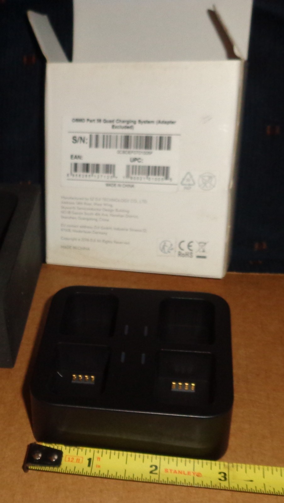 DJI Part 58 Quad Charging System (Adapter Excluded) OSMO