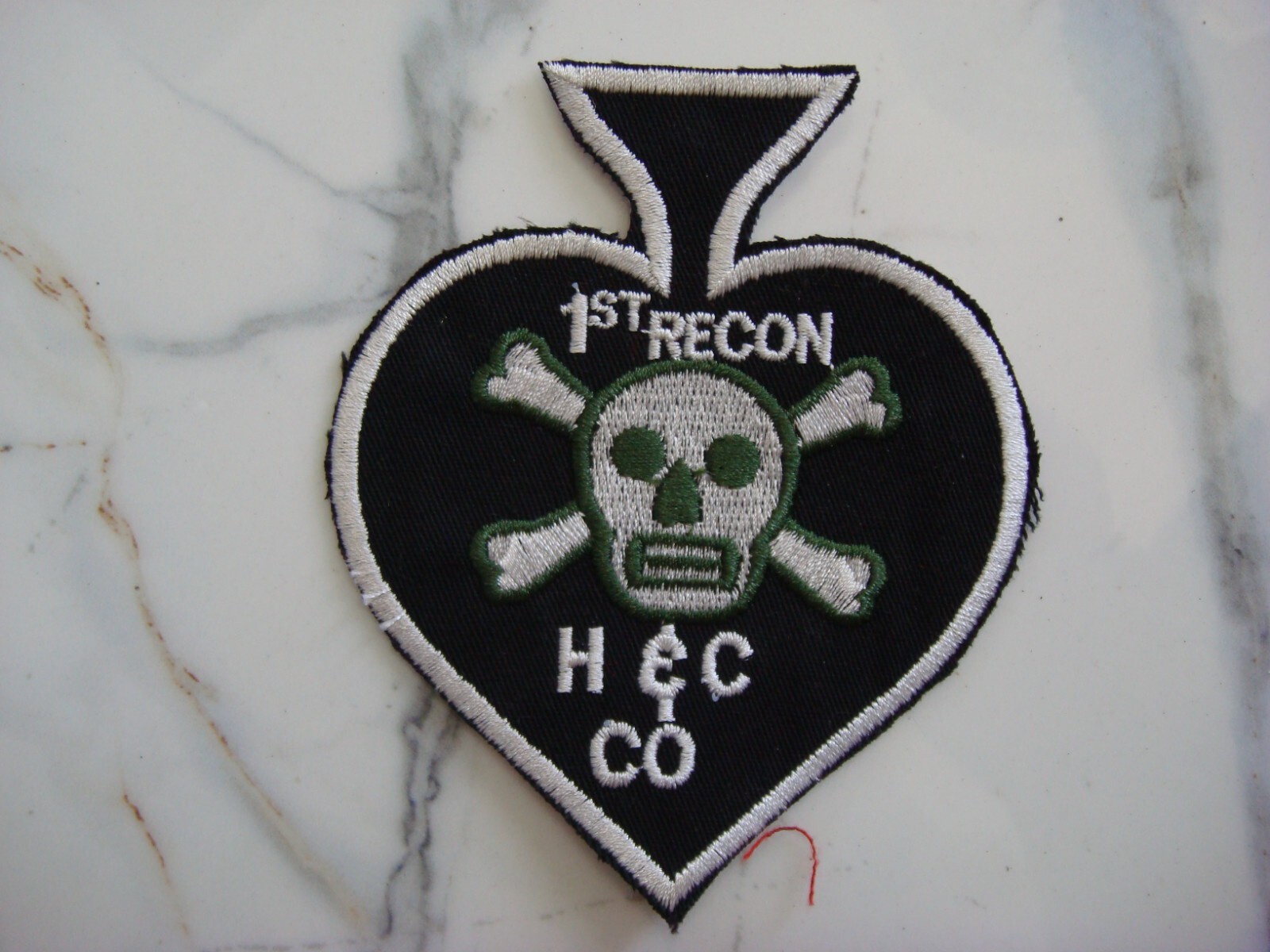 USMC  1st RECONNAISSANCE BATTALION H&C Co, VIETNAM WAR PATCH