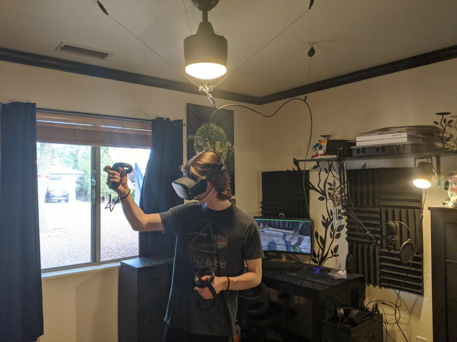VR Wire Cable Management Pulley System Oculus/Meta Quest HTC Vive Valve Index