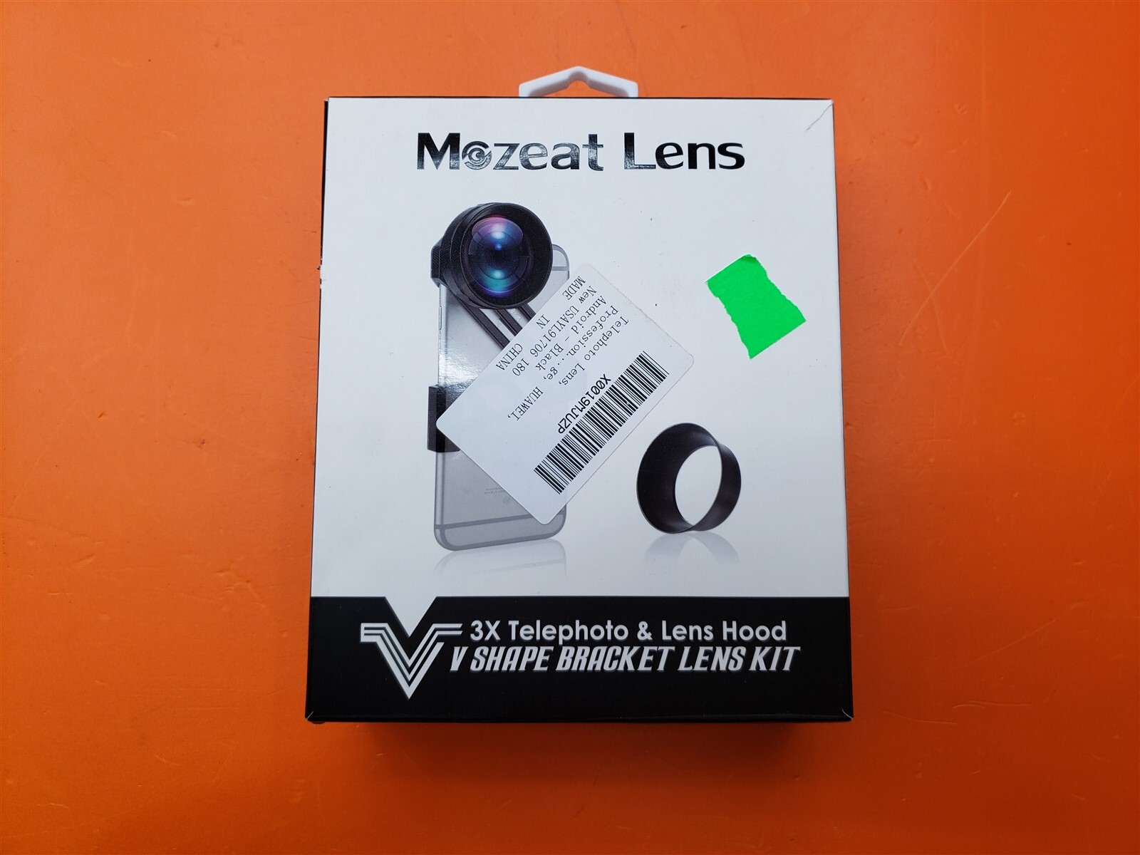 ⭐️⭐️⭐️⭐️⭐️ NEW Mozeat Lens Kit 3x Telephoto Hood V Shape Bracket Universal Clip