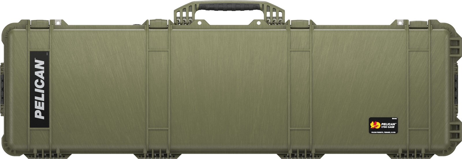 OD Green Pelican 1750 case with foam.