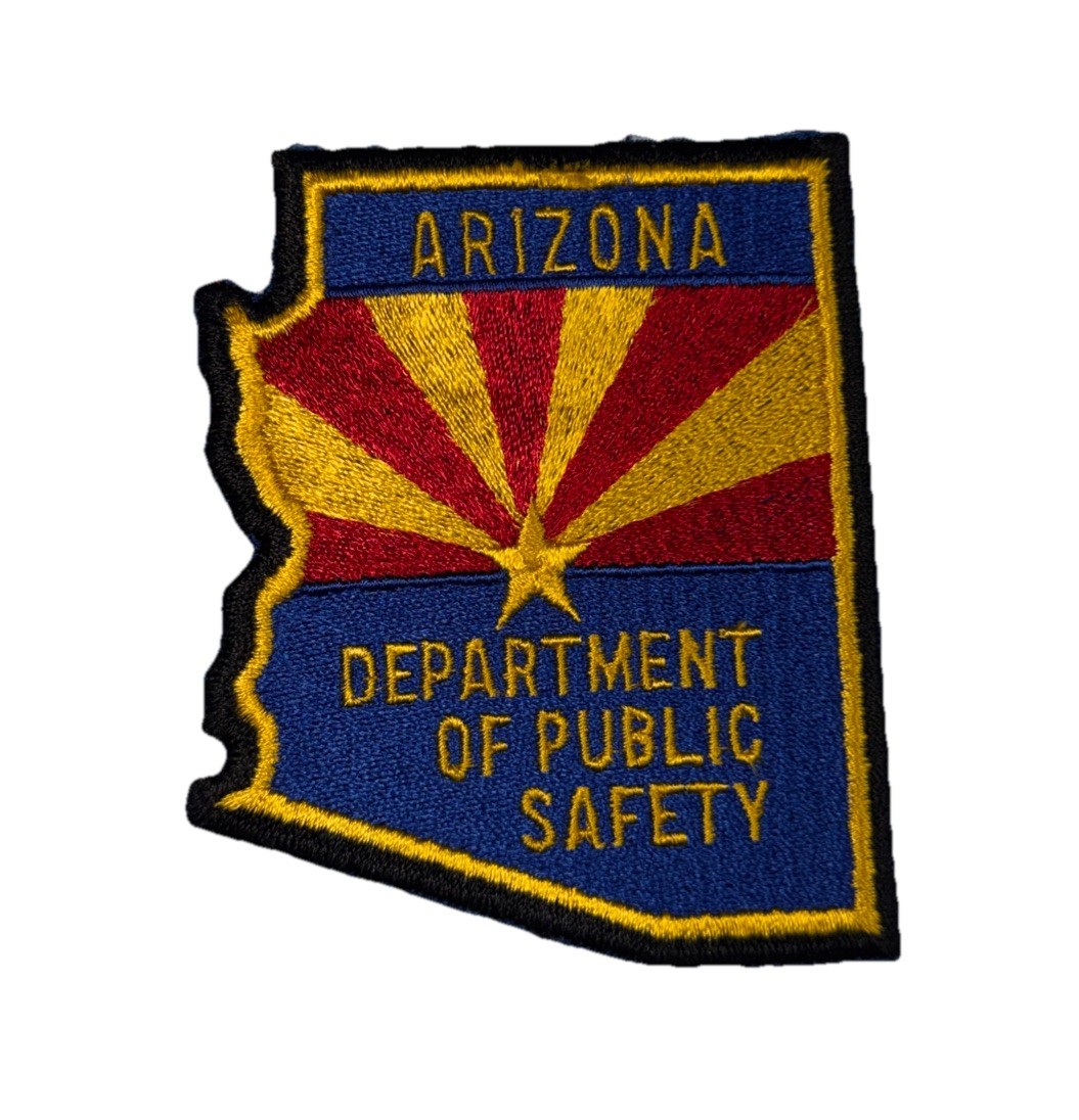 Arizona Department of Public Safety Embroidered Patch State Shape Police