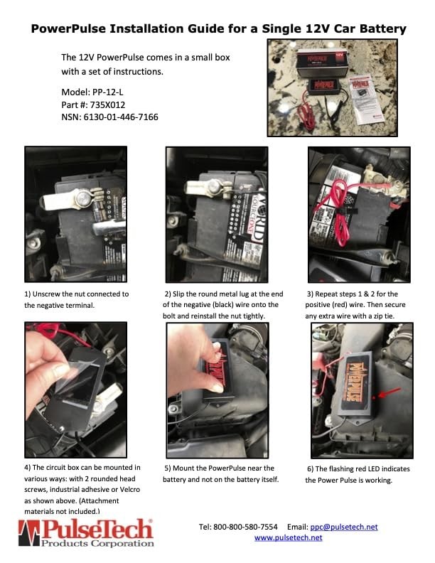 Pulsetech PowerPulse Battery Maintenance System, 12V