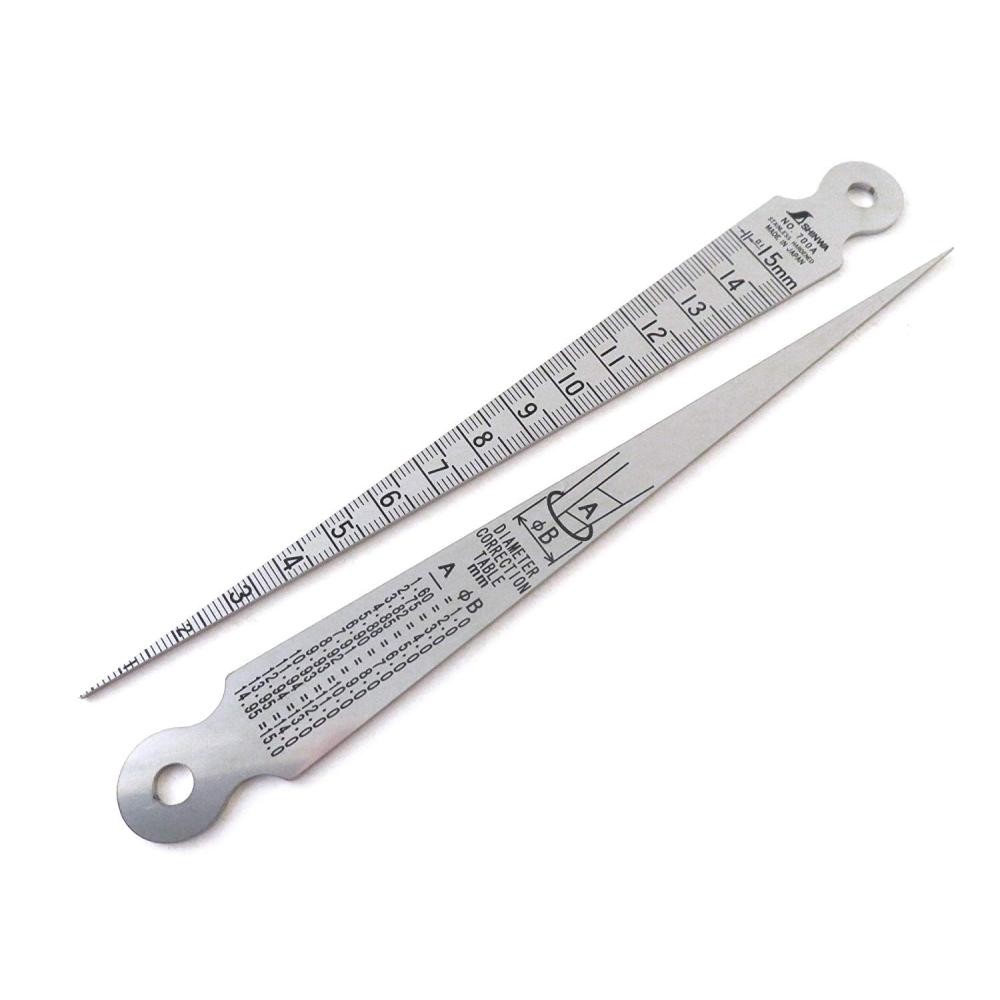 Shinwa 15mm Taper Gauge 62600