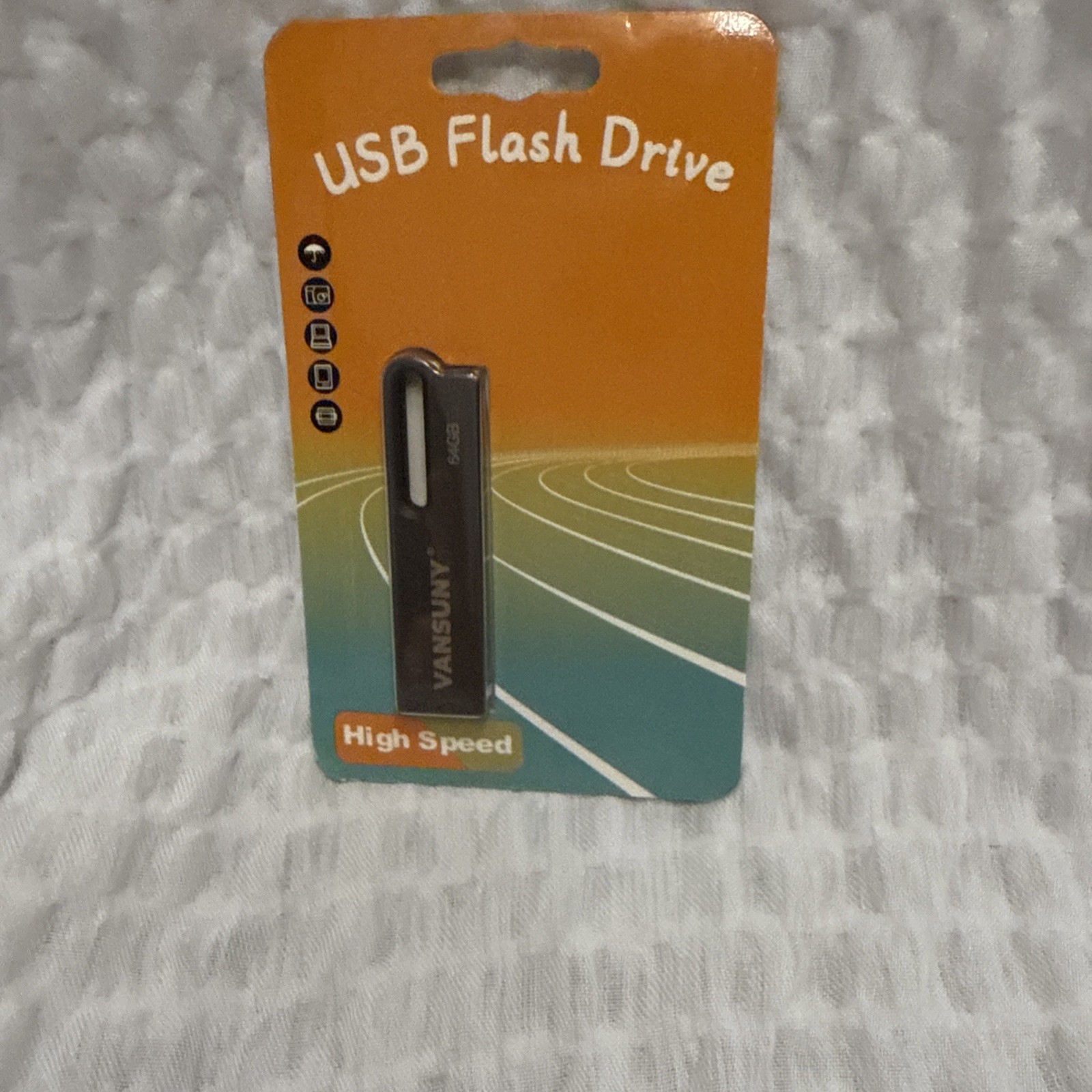 Vansuny 64GB USB FLASH DRIVE- U311-Black-64G-3.0- New