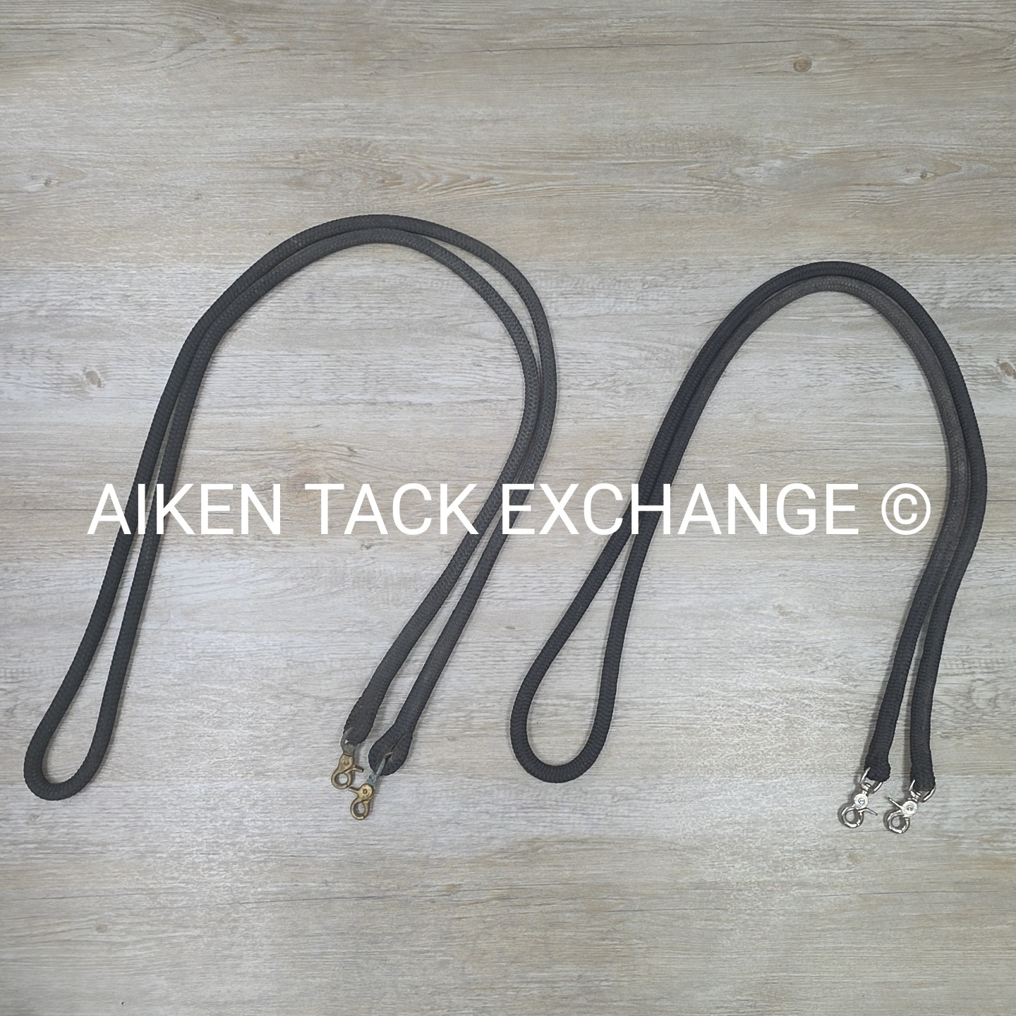 BARGAIN BUNDLE: 2 Heavy Duty Rope Reins with Snaps (Read Description)