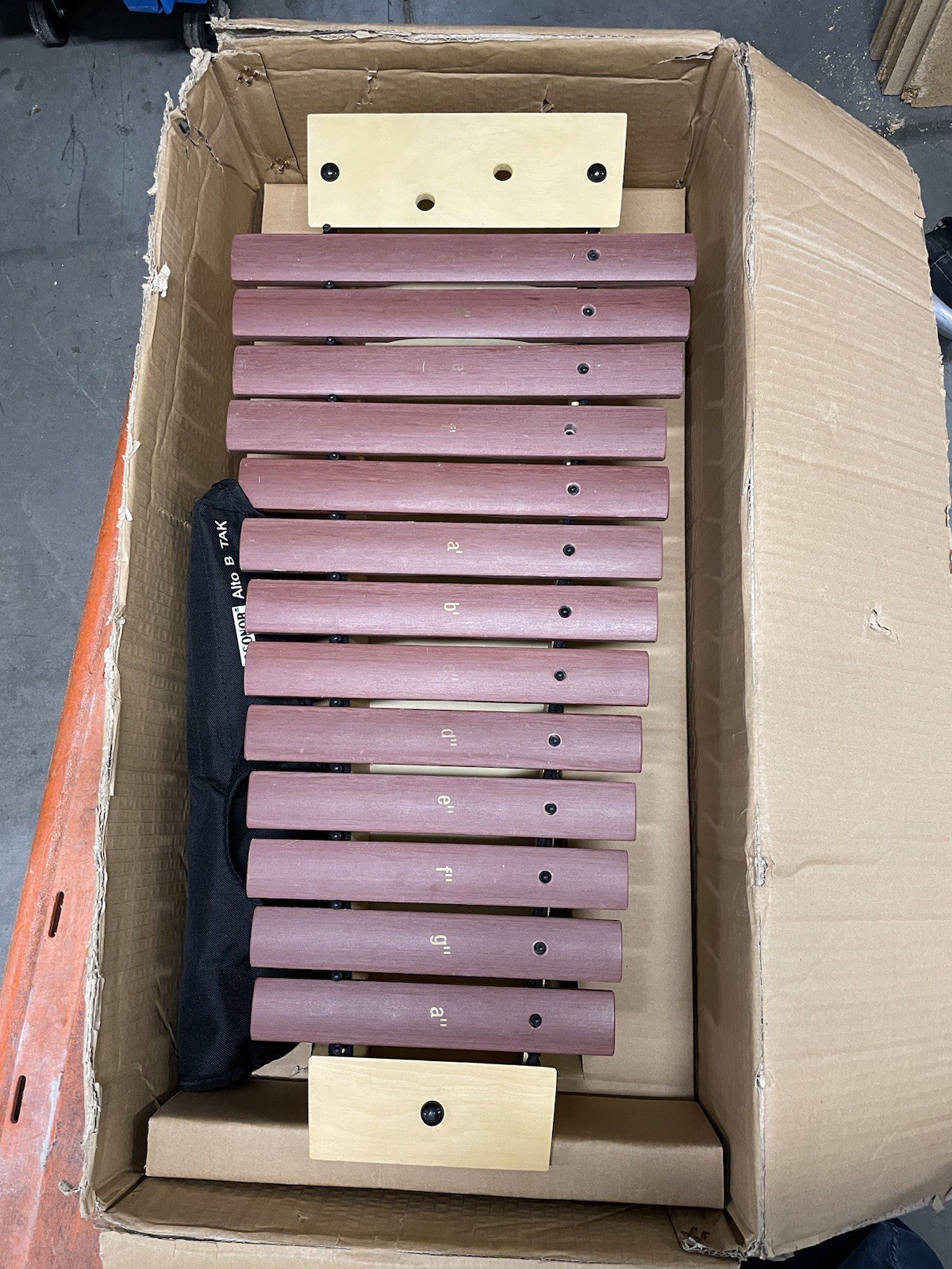 Sonor Orff AX-GBF Global Beat Alto Xylophone With 16 Fiberglass Bars  No Mallets