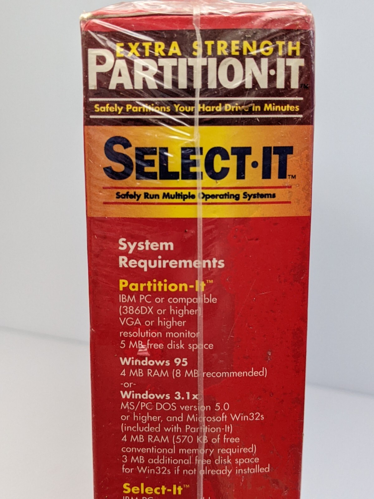 Extra Strength DiskClone & Partition It Quarterdeck: Software / VTG 1998 Windows