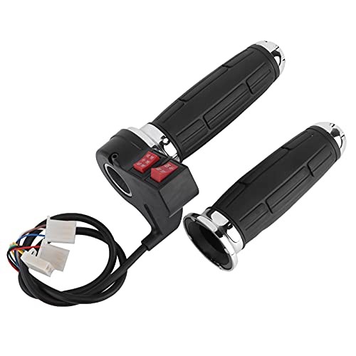 Throttle Grip, 1Pair 3 Speed Control Throttle Handle Grips for Electric with