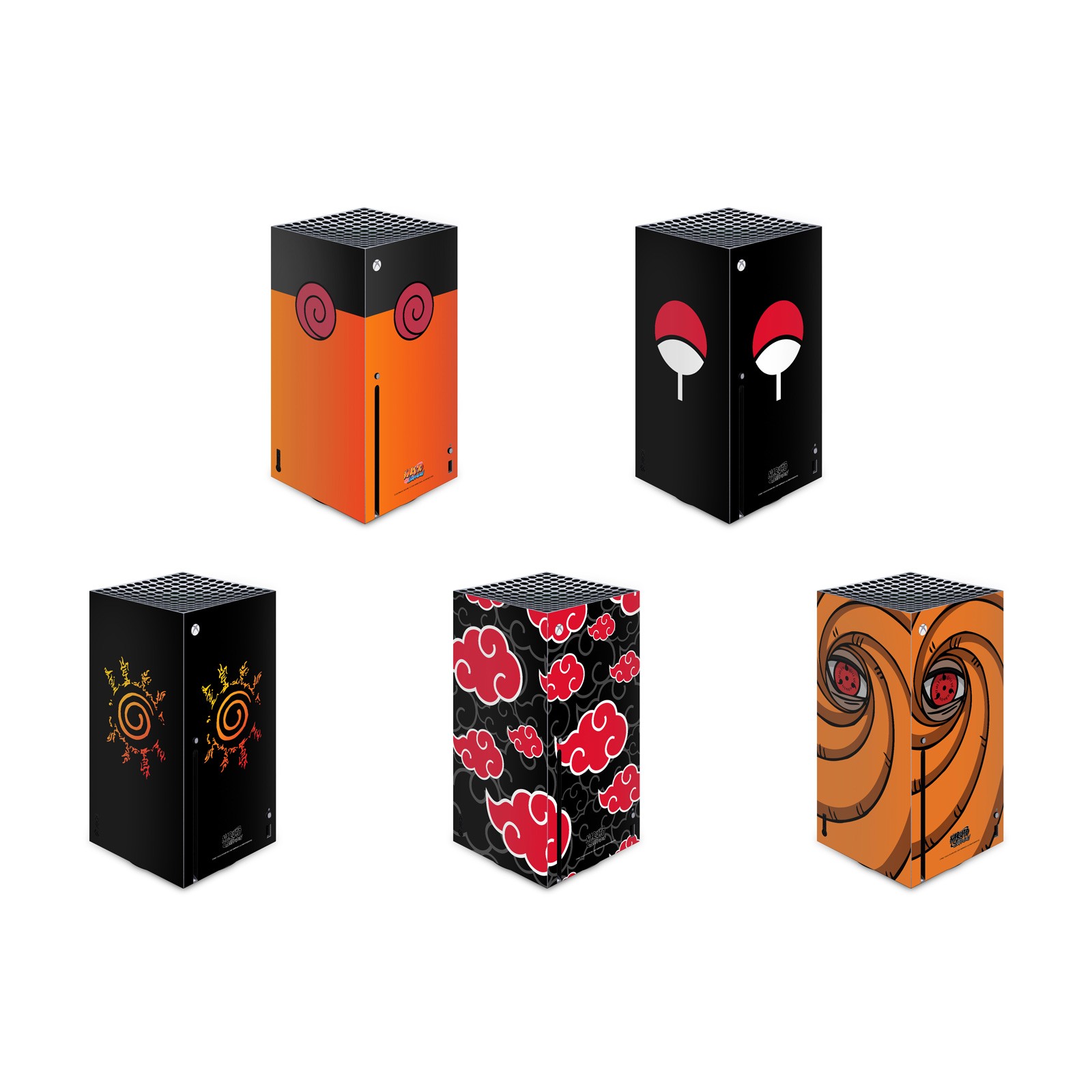 OFFICIAL NARUTO SHIPPUDEN ICONIC VINYL SKIN DECAL FOR XBOX SERIES X CONSOLE