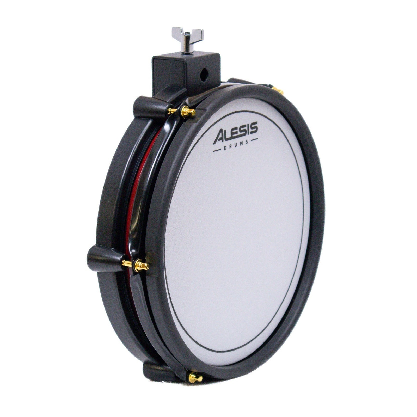 Alesis 10" Dual-Zone White/Red Mesh Drum Pad for Command, Command Mesh SE, Comma