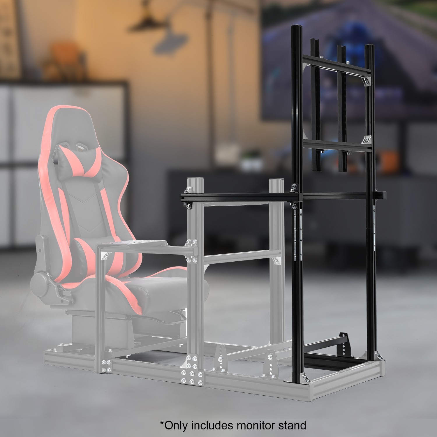 Marada Monitor Stand Fit For 3060 Aluminum Racing Simulator Cockpit Fit Logitech