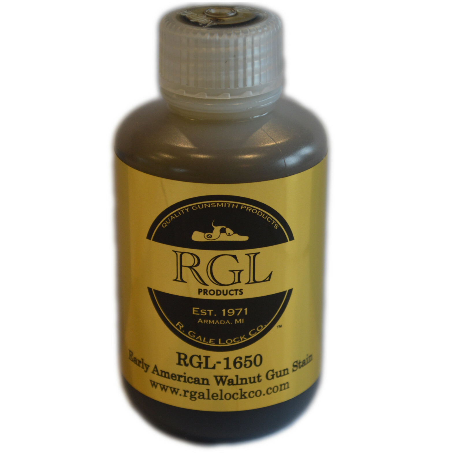 R. Gale Lock Co. - RGL-1650 Early American Walnut Gun Stain; 4oz Bottle