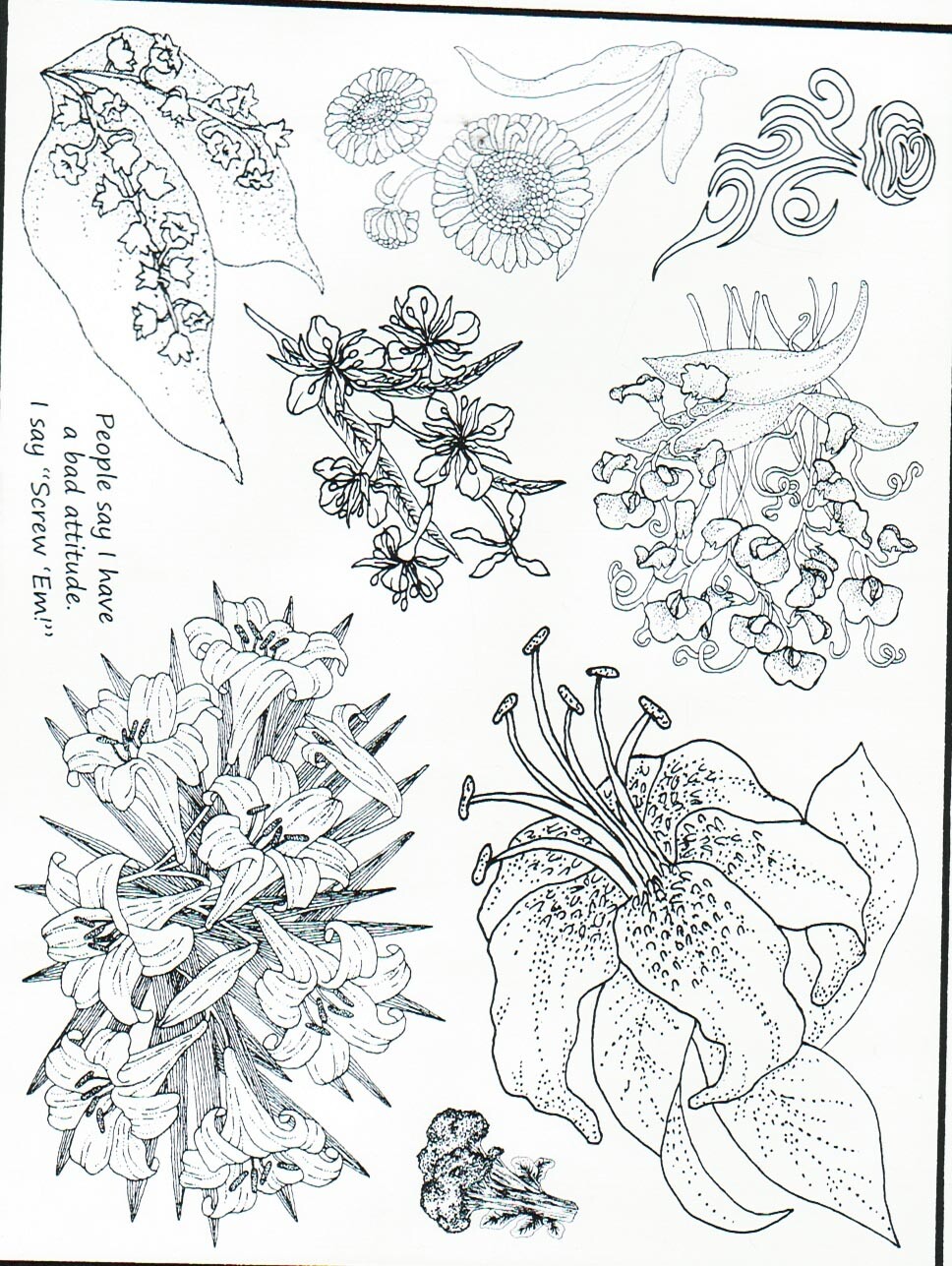 Unmounted Rubber Stamp Plate, Unmounted/Uncut Pink Rubber Stamps