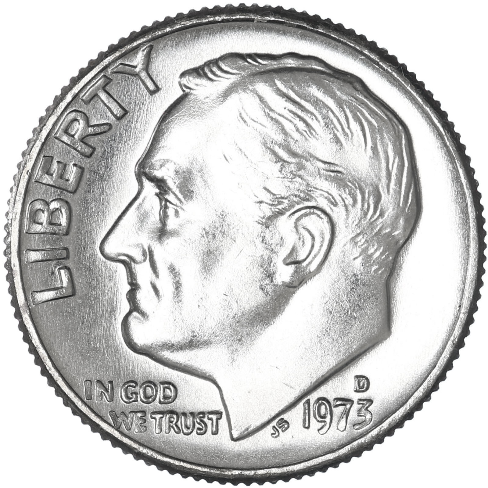 1973 D Roosevelt Dime Choice BU US Coin