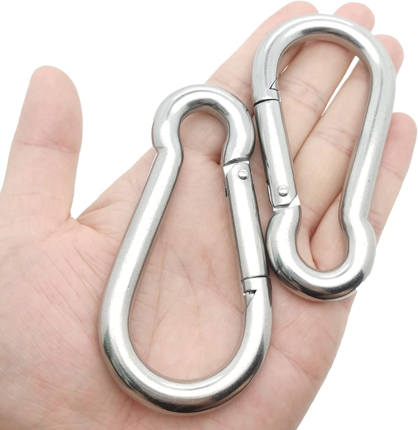 Spring Snap Hook Carabiner, 304 Stainless Steel Snap Hook Heavy Duty Carabiner..