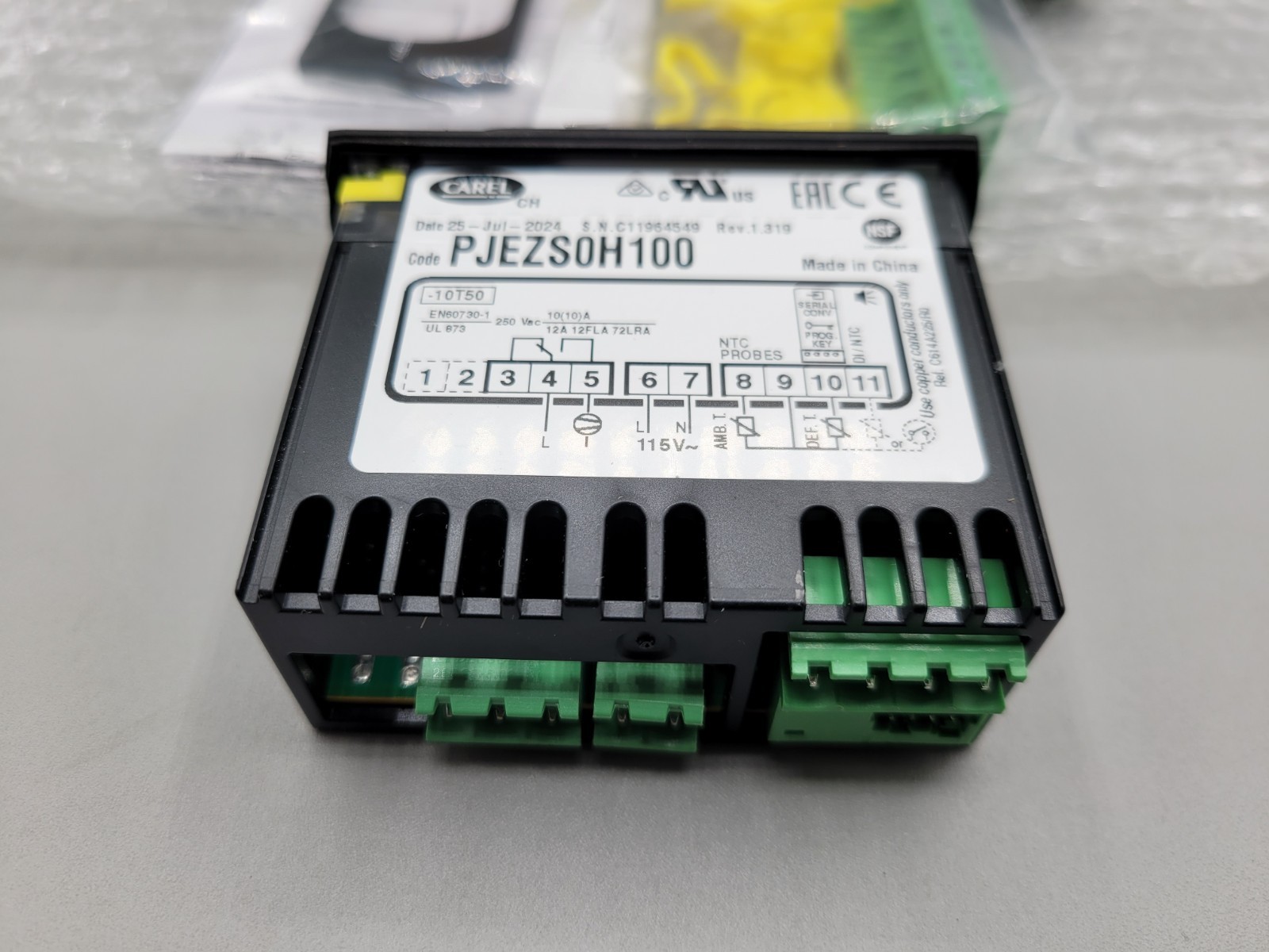New Carel Temperature Electronic Controller Thermostat For Carel PJEZSOE100