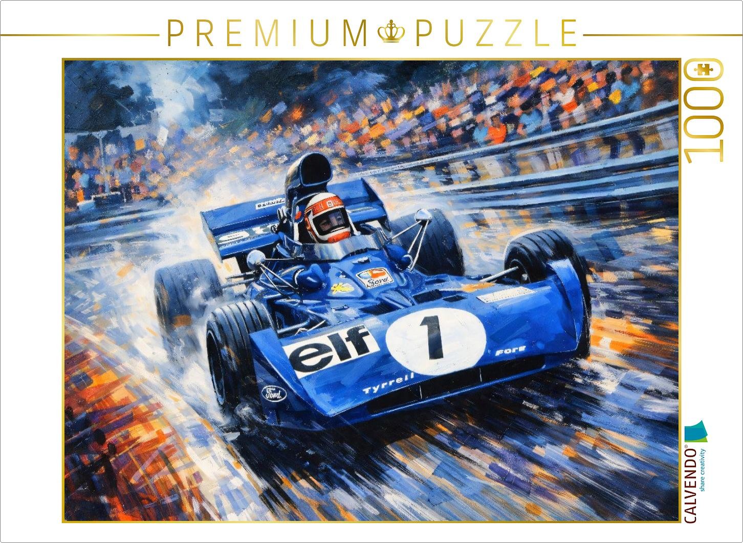 CALVENDO Puzzle Mit einem Tyrrell-Ford wurde der Schotte Jackie Stewart in den J