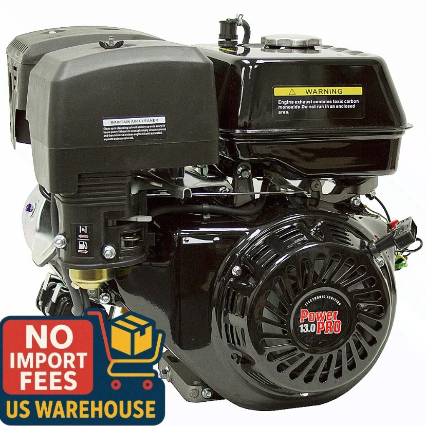 Powerpro HY390 13 HP 389cc Horizontal Shaft Recoil Start Engine Motor 300374