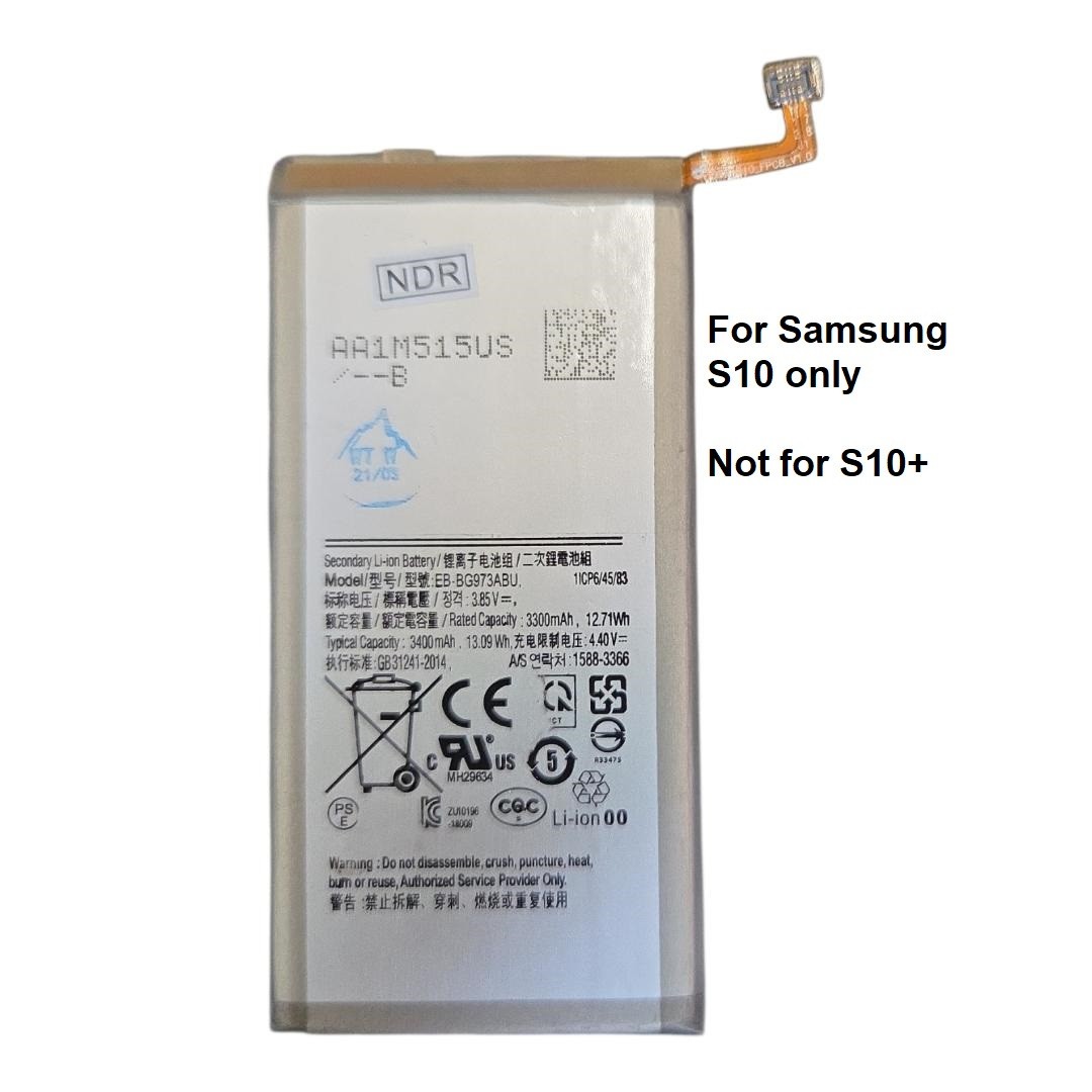 New Premium Battery Replacement for Samsung Galaxy S10 3400 mAh Internal Battery