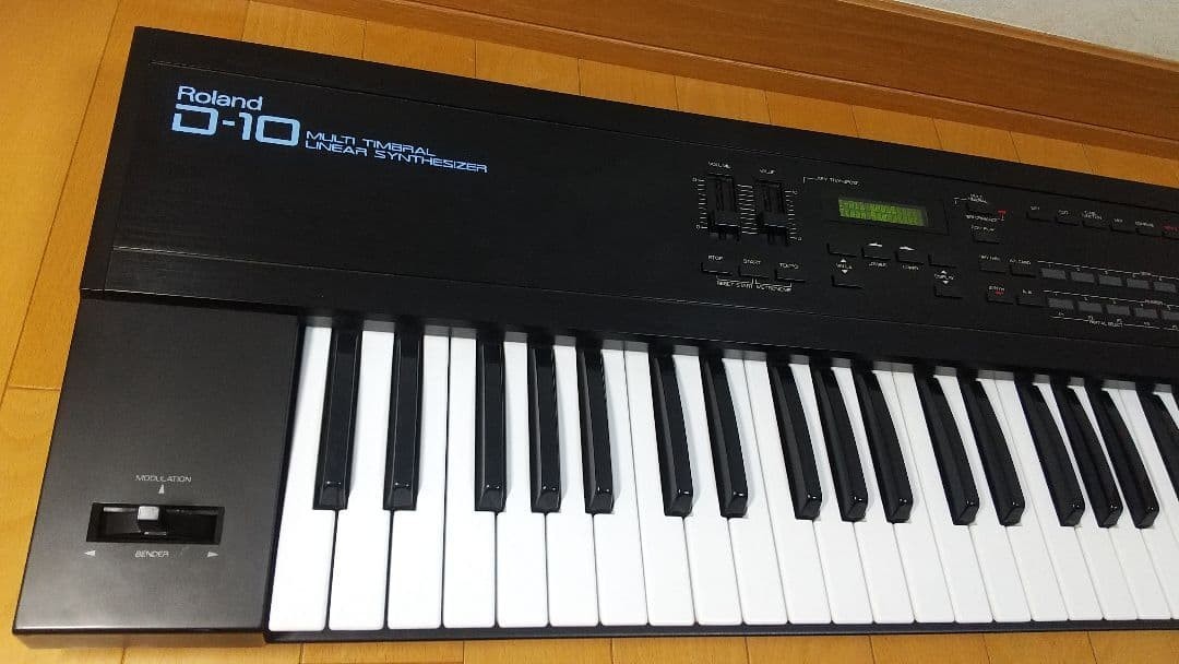 Roland Multi Timbral Linear Synthesizer Keyboard D-10 AC100V