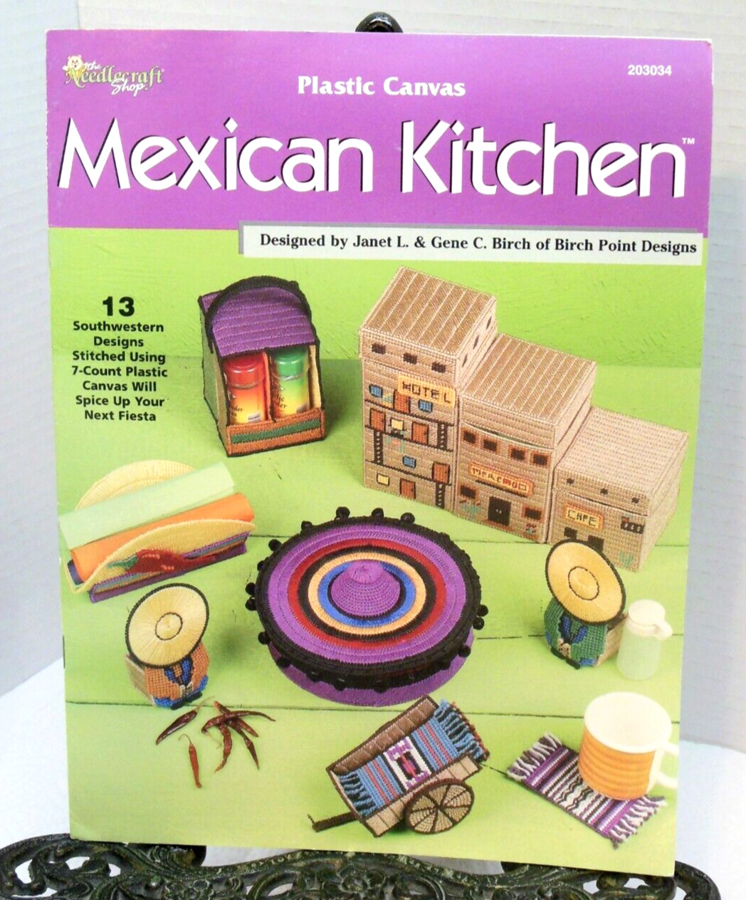 Plastic Canvas Mexican Kitchen Patterns Southwestern Home Decor Needlepoint Shop