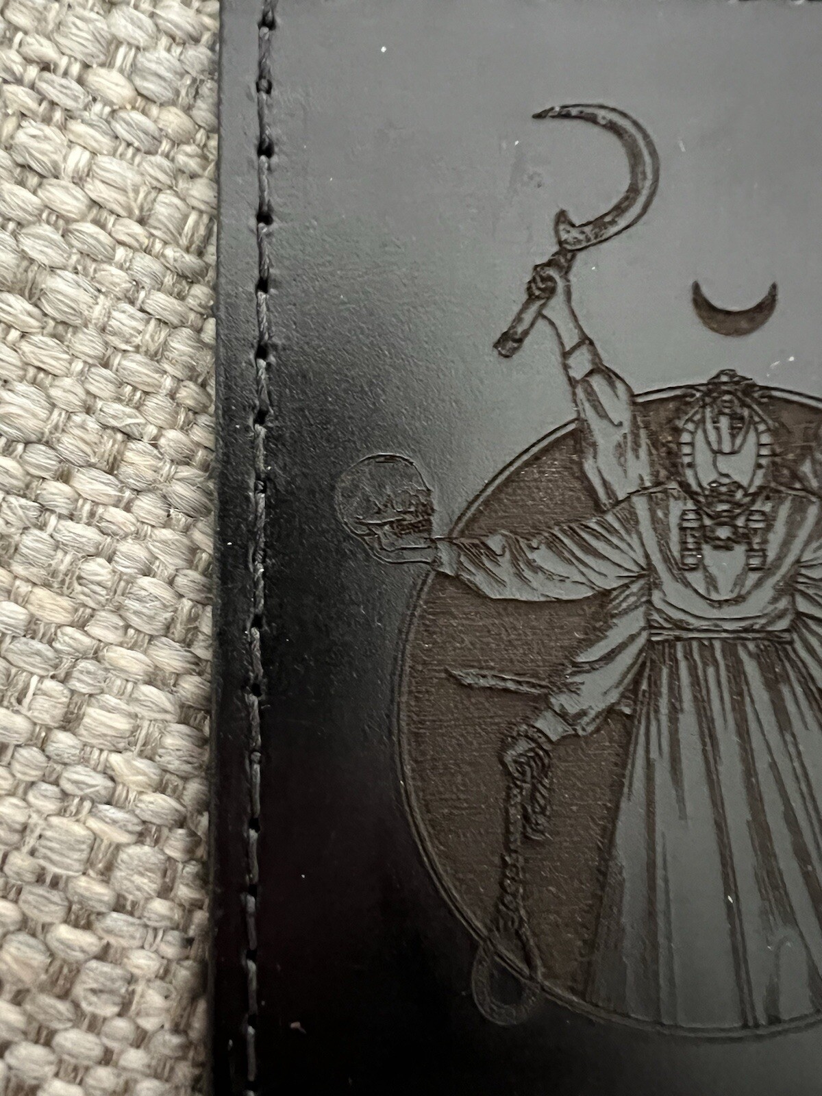 White Phosphor “Murdered Out Wraith” Patch Black Leather Variant