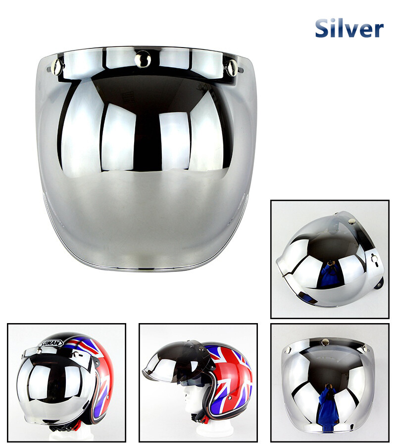 Open Face Helmet Visor Motorcycle Helmets Bubble Visor Flip Up Motorcycles Visor